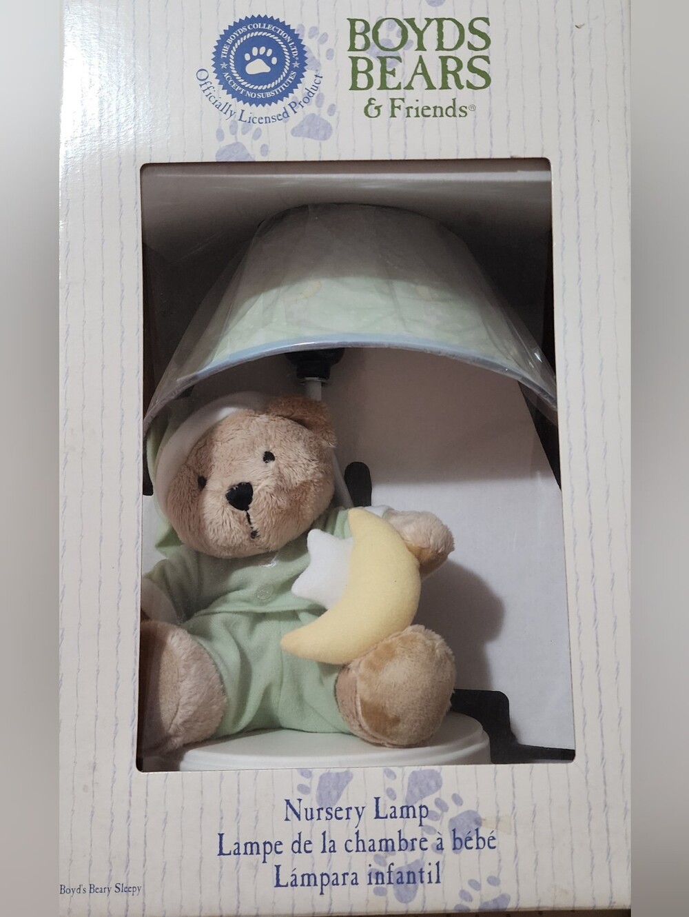 Vintage Boyds Bears & Friends Nursery Lamp